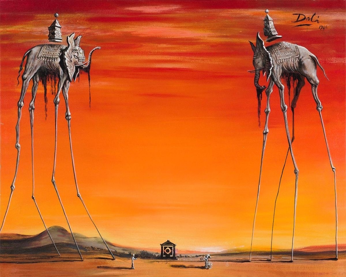 The Elephants - Salvador Dalí